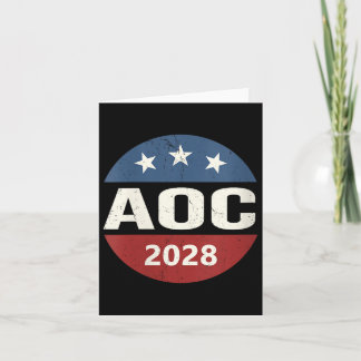Frauen Vintage Wahl Alexandria Ocasio-Cortez Präsi Karte
