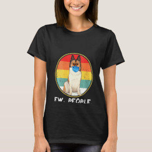 Frauen Vintagen Ew Leute Isländisch Schafhund Wir T-Shirt