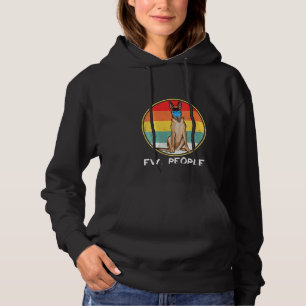 Frauen Vintagen Neugeborene Belgische Malinoi Dog Hoodie