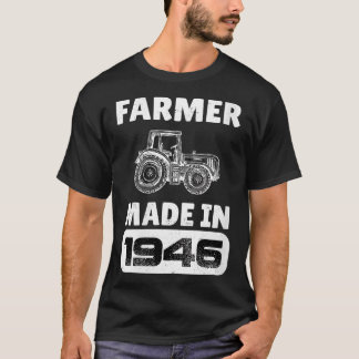 Frauen Vintager Bauer Geboren 1946 77 Jahre alt Fa T-Shirt