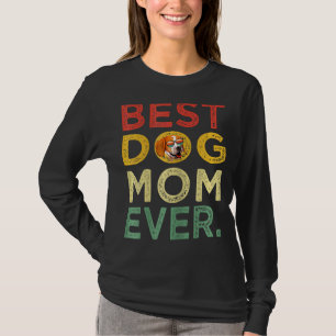 Frauen Vintager Beagle Beste Mama für Hunde T-Shirt
