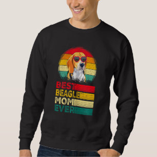 Frauen Vintager bester Beagle Vater je Vatertag Sweatshirt