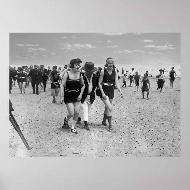 Frauen Violat Swimsuit Decency Law c. 1923 Poster (Vorne)