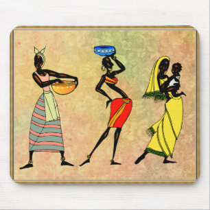 Frauen von Afrikanischer Maus Pad Mousepad
