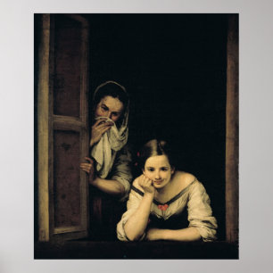 Frauen von Galizien am Fenster, 1670 Poster