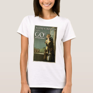 Frauen von Großbritannien sagen GEHEN! T-Shirt