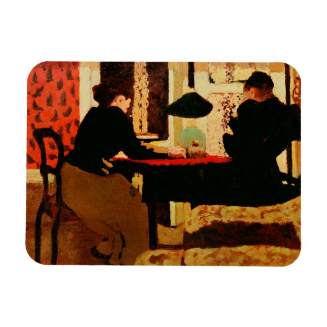 Frauen von Lamplight, 1892 Magnet (Horizontal)