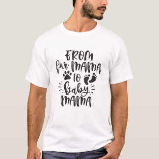 Frauen von Mama bis Baby Mama Schwangerschaft Anno T-Shirt