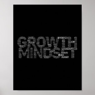 Frauen Wachstums-Motivation Und Inspirierend V Poster