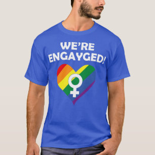Frauen waren EnGAYged LGBT Gay Marriage Bridge T-Shirt
