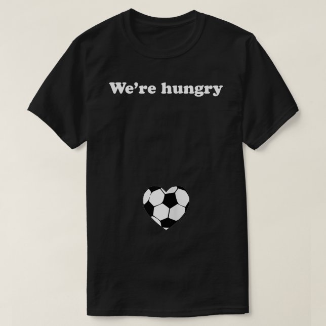 Frauen waren Hunger Lover Funny Pregnancy T-Shirt (Design vorne)