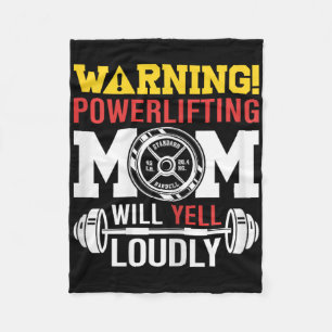 Frauen warnen kraftvolle Mama Will Yell Louly W Fleecedecke