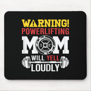 Frauen warnen kraftvolle Mama Will Yell Louly W Mousepad