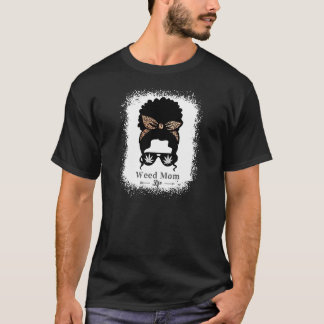 Frauen Weh Mama Leben Mütter Tag Schwarze Afro Mes T-Shirt