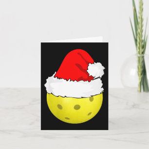 Frauen Weihnachten Pickleball Pickle Ball Santa Hu Karte
