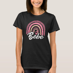 Frauen werden zum Tag der besten Bebe je Regenboge T-Shirt