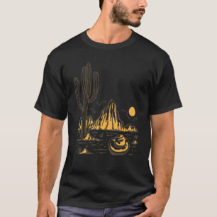 Frauen Western Desert Vintage Kaktus Grafik Cowgir T-Shirt