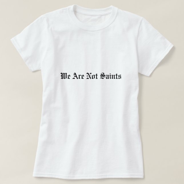 Frauen - wir sind nicht grundlegender T - Shirt (Design vorne)