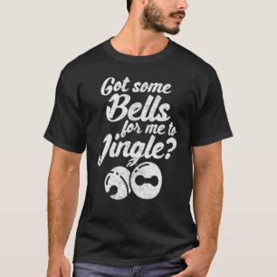 Frauen witzige Weihnachts-Glocke-Weihnachtsfeiern  T-Shirt