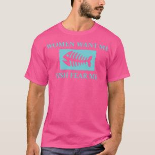 Frauen Wollte mir Fische Angst 11 T-Shirt