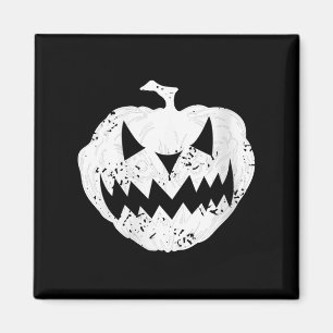 Frauen Y Pumpkin Gesicht gestört Dunkellichthalme Magnet