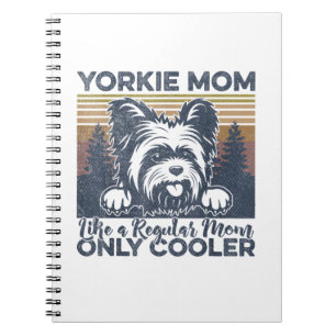Frauen Yorkie Mama _Yorkshire Mama Dog Muttertag Notizblock