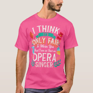 Frauen zeigen Choir Member Design for Opera Singer T-Shirt