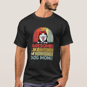 Frauen Zerstörter Siberian Husky Toll Wie Mein D T-Shirt