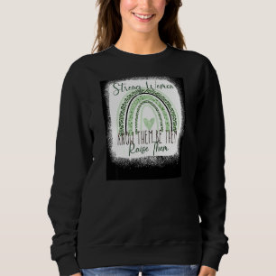 Frauen zitieren Coole Starke Wo Sweatshirt