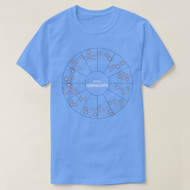 Frauen Zodiac Wheel Astrologie Horoskop Frauen T-S T-Shirt (Design vorne)