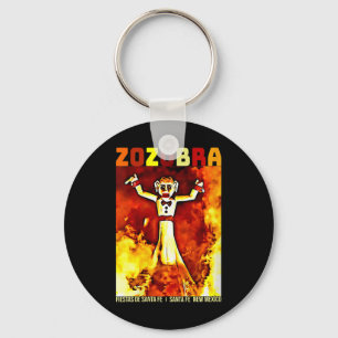 Frauen Zozobra Fiestas De Sante Fe New Mexico Alt Schlüsselanhänger