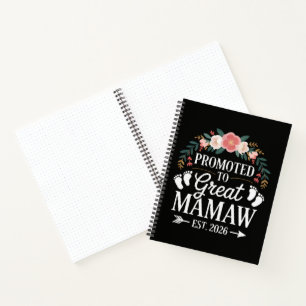 Frauen zu Great Mamaw befördert Notizbuch