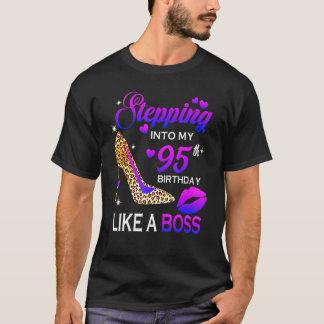 Frauen zum 95. Geburtstag auf dem Weg zum 95. Leop T-Shirt