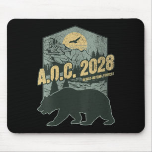 Frauen zum AC 2028 für Präsident Resist Bear Alexa Mousepad