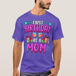 Frauen zum ersten Geburtstag als Mama-Mutterschaft T-Shirt