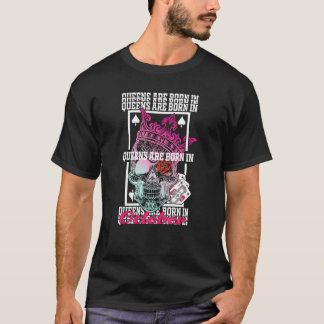 Frauen zum Geburtstag Königinnen sind im Oktober G T-Shirt