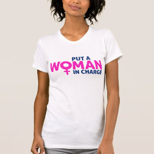Frauen zum Verantwortungsbewusstsein bringen - wei T-Shirt