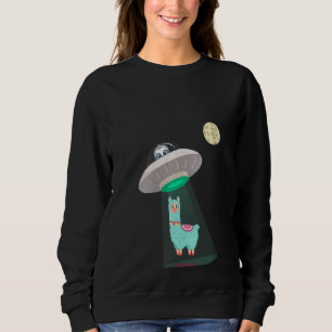 Frauen zur Entführung durch Sloth Alpaca Sweatshirt