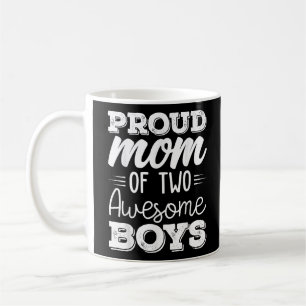 Frauen Zwei Mamas von zwei Kindern Muttertag 65 Kaffeetasse