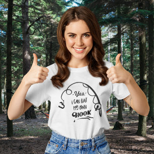 Frauenangeln Own Hook Funny Shirt