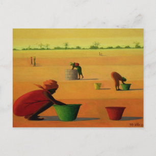 Frauenarbeit 2001 postkarte