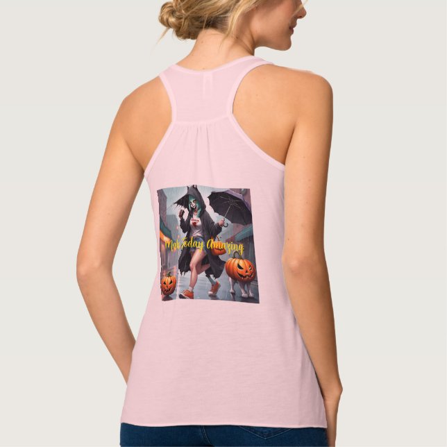 Frauenbella+Leinwand-Racerback-Tank Tank Top (Rückseite)