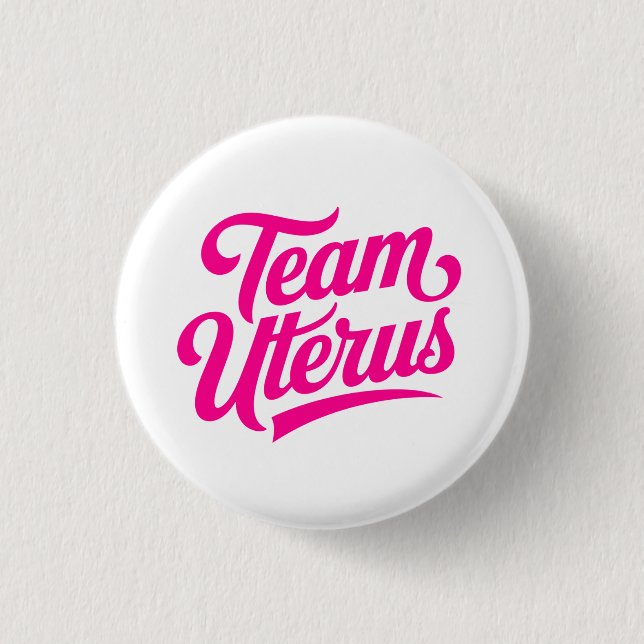 Frauenberatungsteam Uterus Button (Vorderseite)