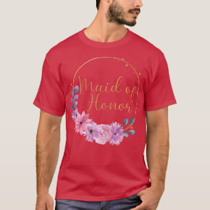 Frauenbräune, um die blaue Blume der Nacht zu verk T-Shirt