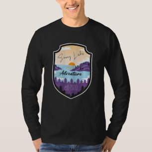 Frauencamping-Bergsteiger-Abenteuer cool d T-Shirt