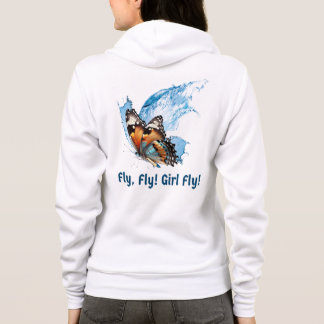 Frauendesign für lange Schläfchen Hoodie