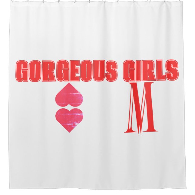 Frauenduschvorhang Duschvorhang (Vorderseite)