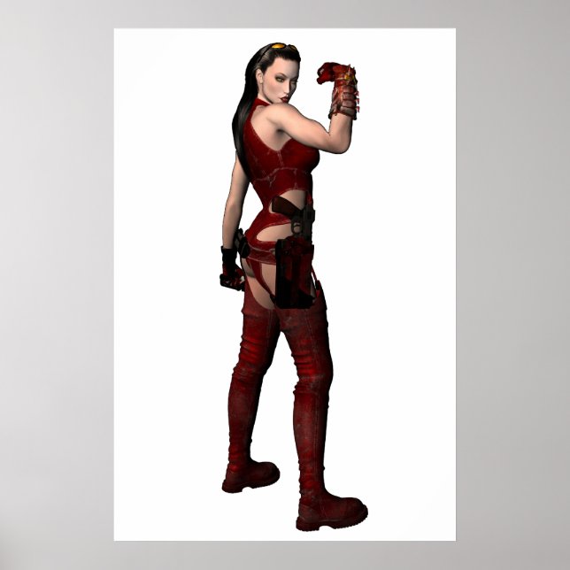 Frauenfantasy in RED Poster (Vorne)
