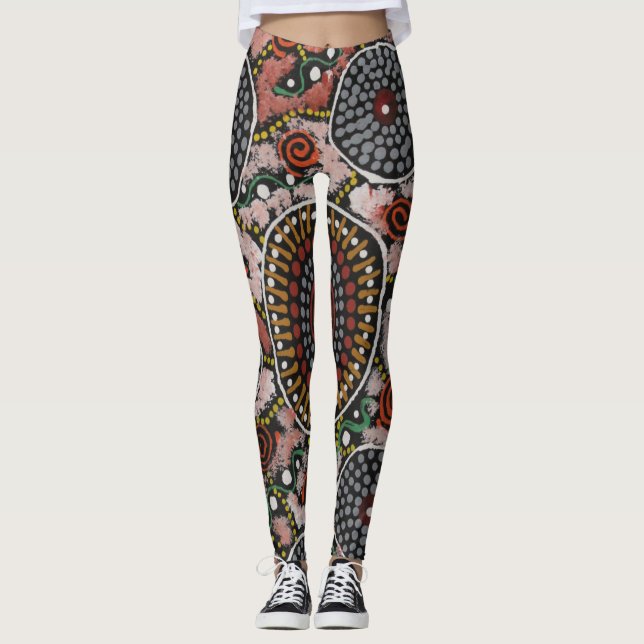 Frauenfeier und Körperpflege von Helen Rubuntja Leggings (Vorderseite)