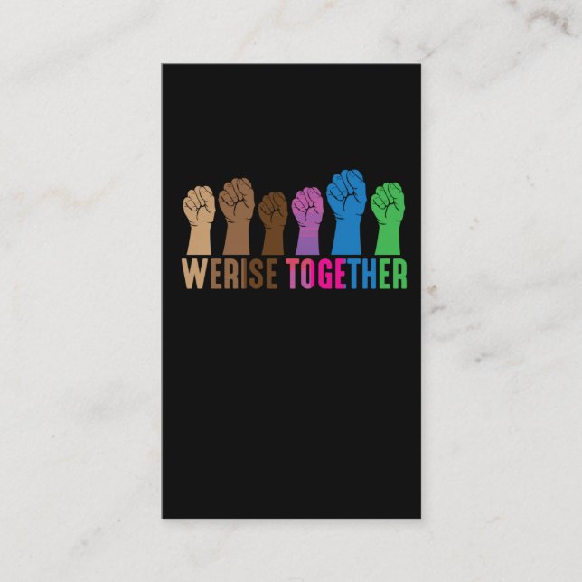 Frauenfeindlichkeit der Gleichberechtigung der Men Visitenkarte (Vorderseite)